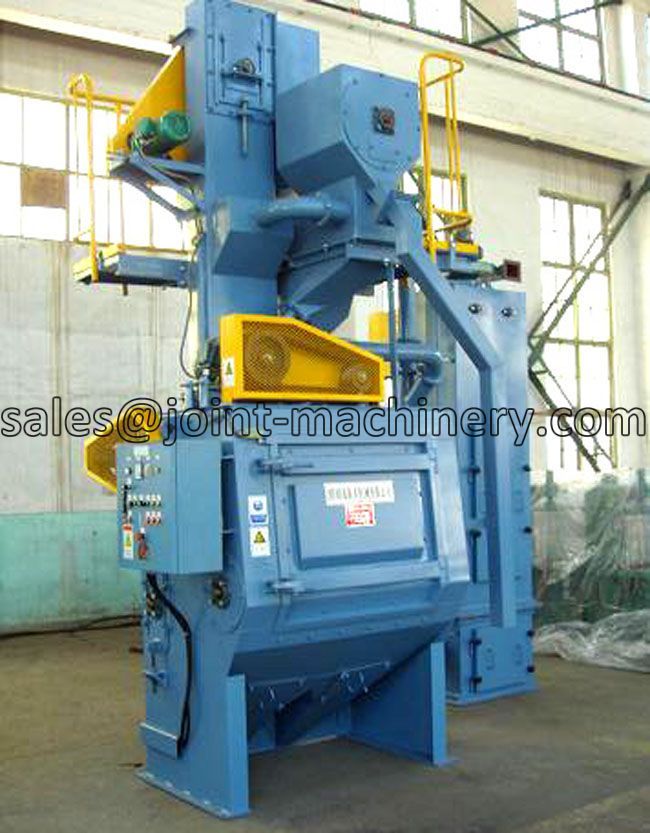 Tumble belt shot blasting machine