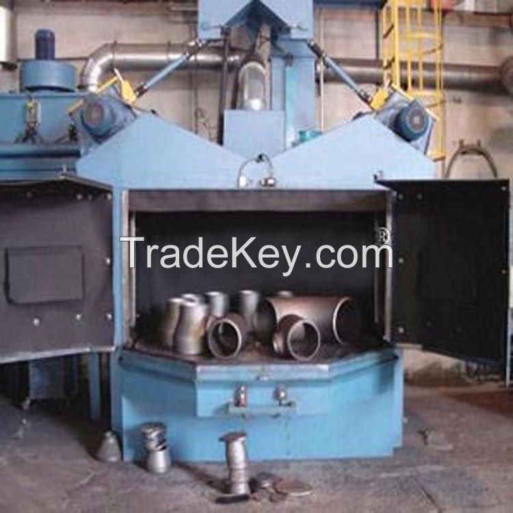 Rotary table shot blasting machine