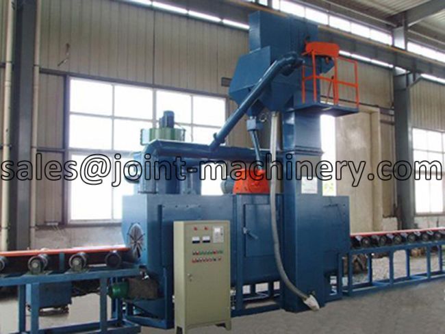 Steel pipe shot blasting machines