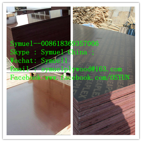 6-30mm) roofing/shuttering film faced  plywood/Fancy Plywood/Building Construction Materials