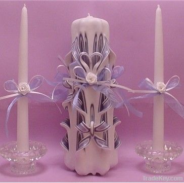 nice design hand carved candles