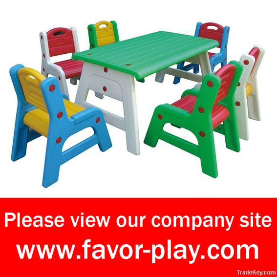 indoor new design kids plastic table and chair 2013 hot