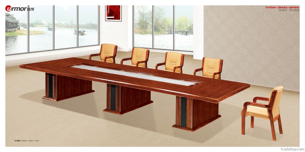 Veneer conference table