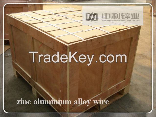 quality zinc-aluminum alloy wire for electroplating enterprises
