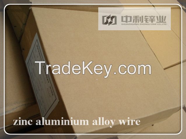 quality zinc-aluminum alloy wire for electroplating enterprises