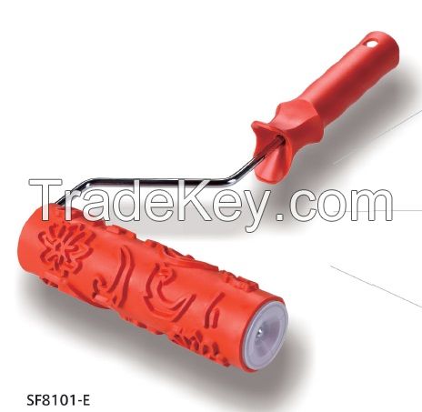 rubber roller, paint tools