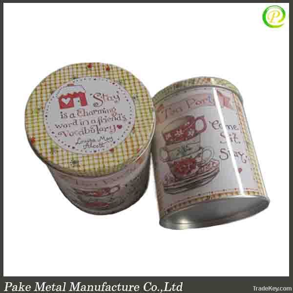 tea tin box / tin manufacture