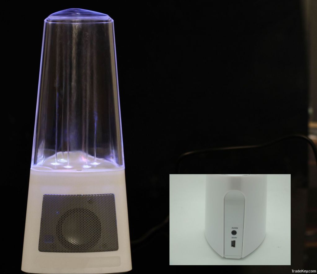 Water dancing speaker with LED Fountain