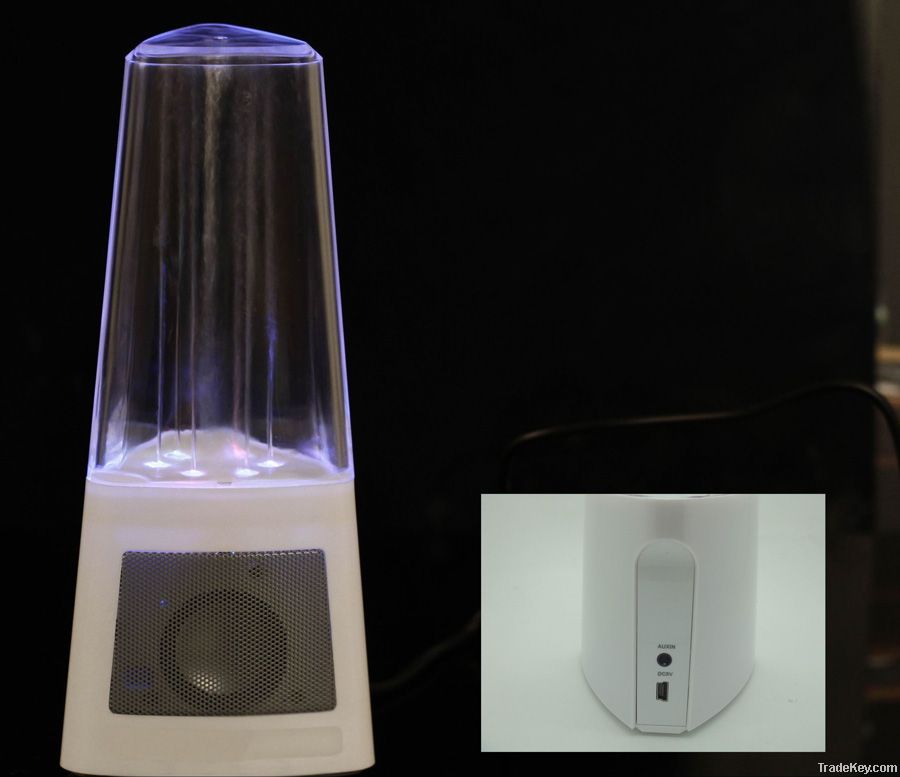 Water dancing speaker with LED Fountain