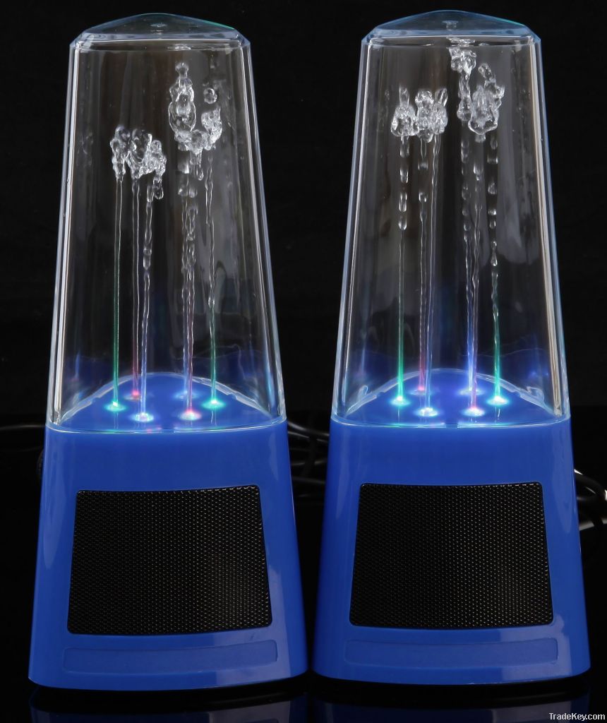 2.0 Channel Water Dancing Pair Speaker with LED Fountain