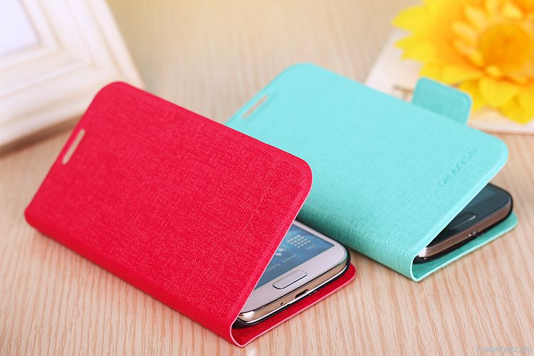 Competitve price! Cell phone leather case for samsung and iphone