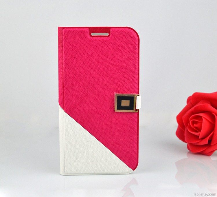 Competitive price! leather case for samsung series and iphone4, 5