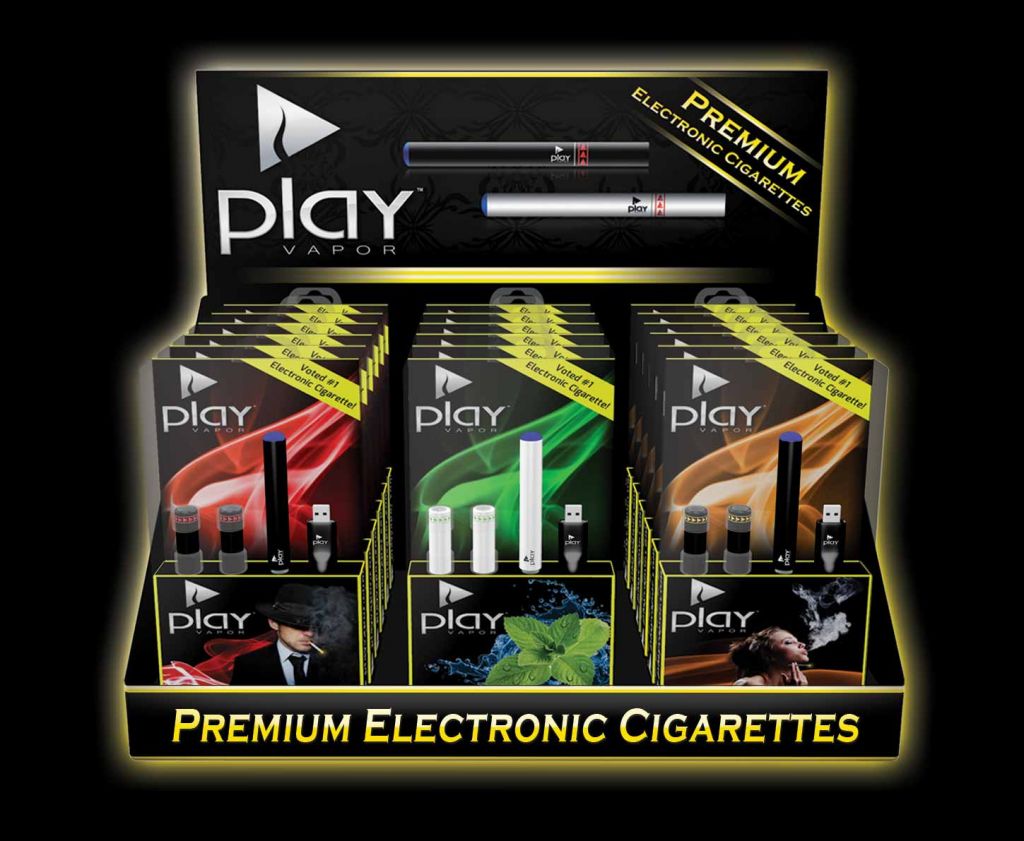 Play Vapor Electronic Cigarette Light Tobacco Refill Cartridge 5-Pack
