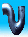 centrifugal cast iron pipe fittings EN877 bitumen painting