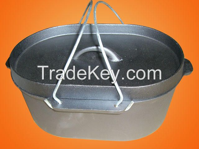 camping cast iron dutch oven