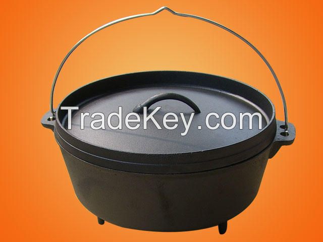 camping cast iron dutch oven