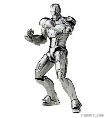 IRON MAN 3 Action Figure Toy Silver
