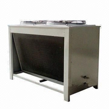 V type air cooler aluminum microchannel heat exchanger