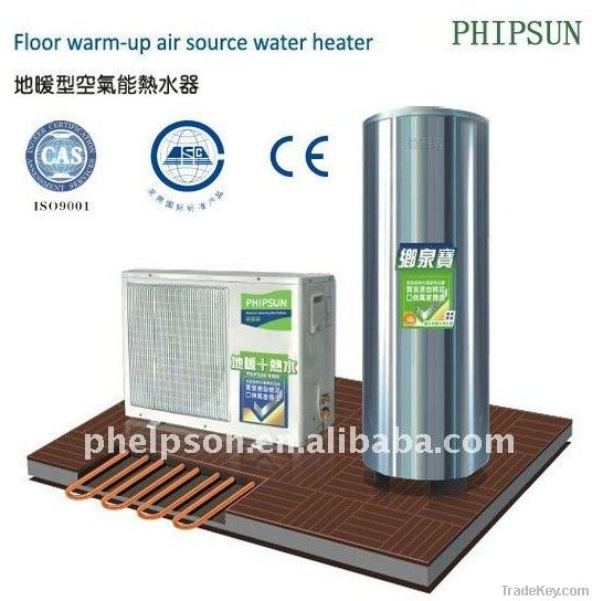 Geyser air to water heater pump