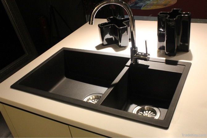 Quartz composite sink