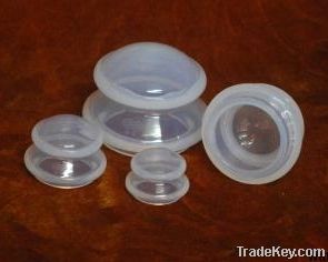 transparent silicone cupping jar