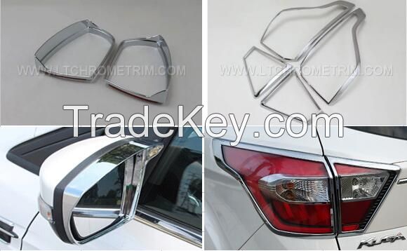 Chrome Side Mirror Covers / Mirror Rainproof Cover / Tail Light Covers for Ford Kuga 2017