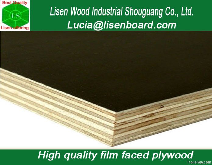Brown or Black Film Faced Plywood Price/shuttering plywood/Marine plyw