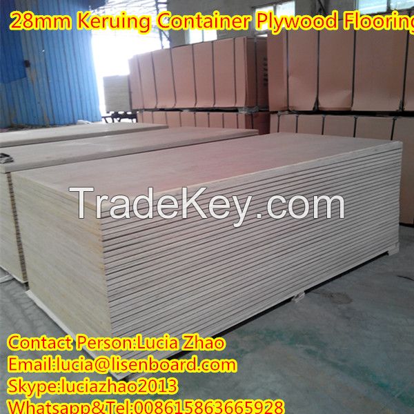 28mm apitong container plywood floorboard