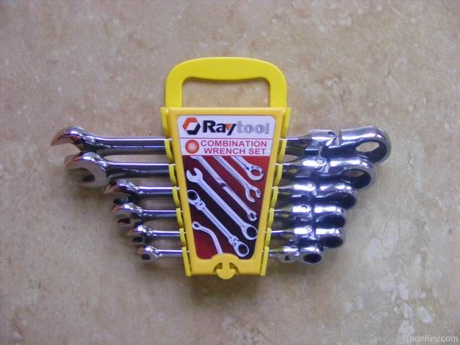 Flexible Combination Ratchet Wrench