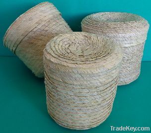 Mexican Round Palm leaf basket