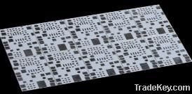 Aluminum PCB with HASL Lead-free Surface Finish, 1.0mm Board