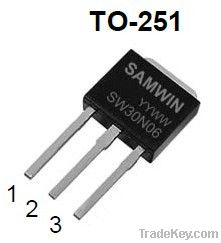 Power MOSFET SW1N60 replaces FQP1N60