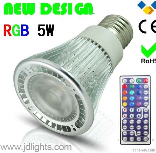 5W LED RGB spotlight