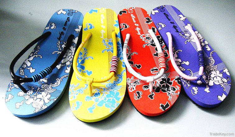 summer lady beach slippers