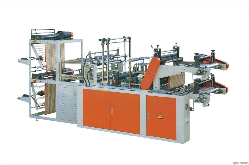 Computer Control High Speed Vest Rolling Bag making Machine(Double Lin