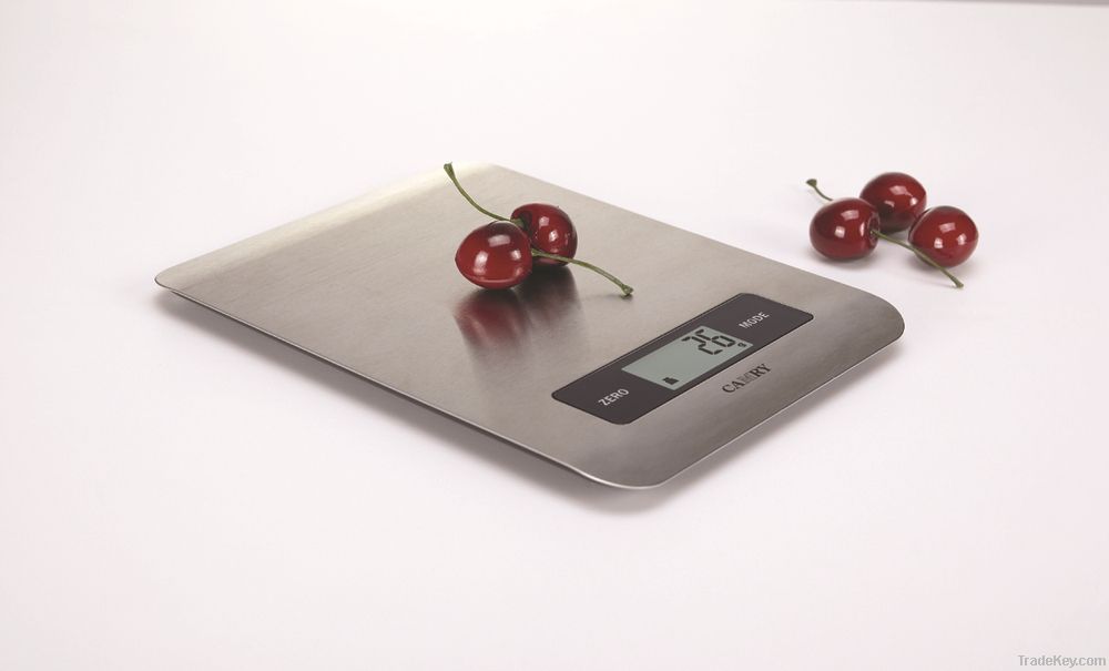 Camry Digital Kitchen Weight Scale with Stainless Steel Platform