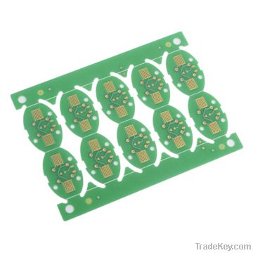Double-sided PCB with ENIG Surface Finish, 1.0mm Board Thick