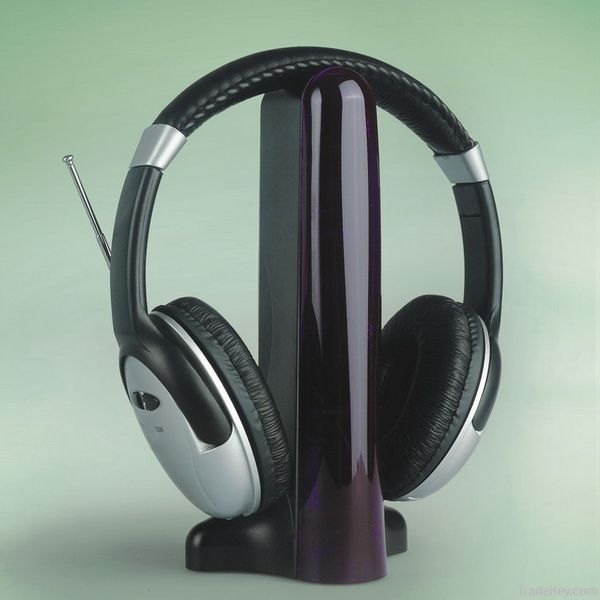 4 in 1 wireless tv headphones with fm radio