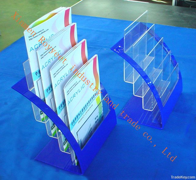 Acrylic magazine holder