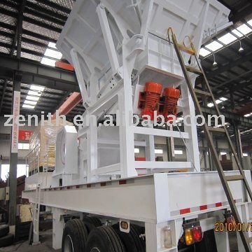 Mobile jaw crushers and rock crusher