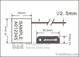 6012, security seals, Cable seals