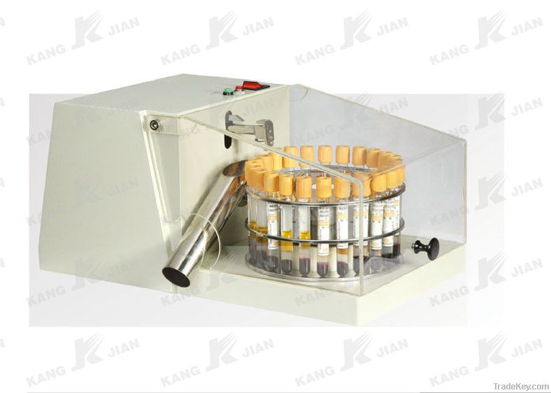 Decapper for vacuum blood collection tubes