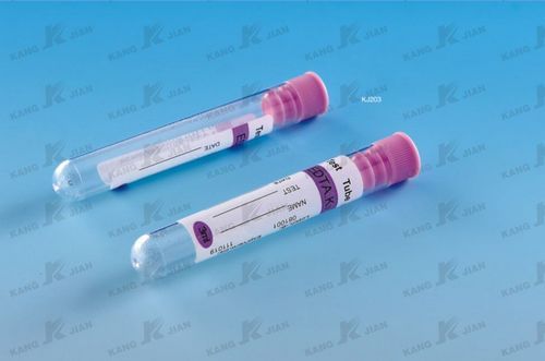 Non vacuum blood collection tube