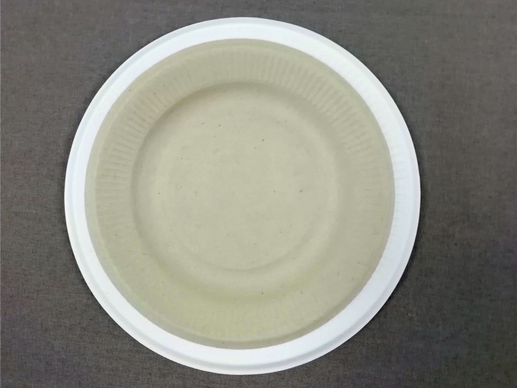Bio-degradable 6/7/8 inch natural-pulp plates