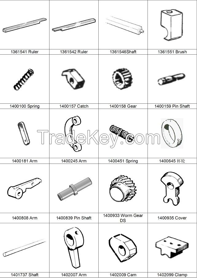 Spare parts for Solna 25 sheet fed offset printing press