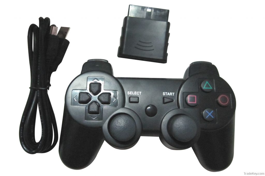wirless joystick for ps2 can be charge