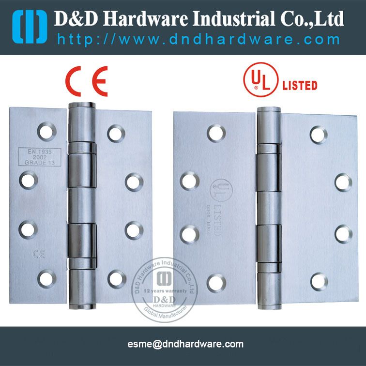 CE & UL certificate,ANSI/BHMA A156.1 standard butt hinges