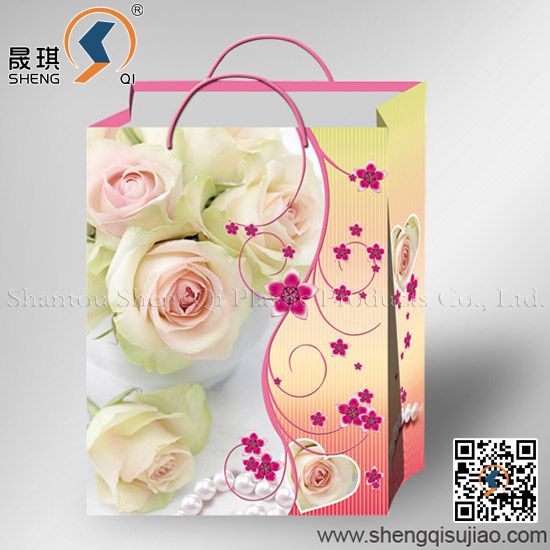 Reusable 3D Plastic PP Gift Bag