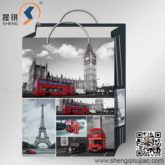 Customized 3D Plastic Gift Bag