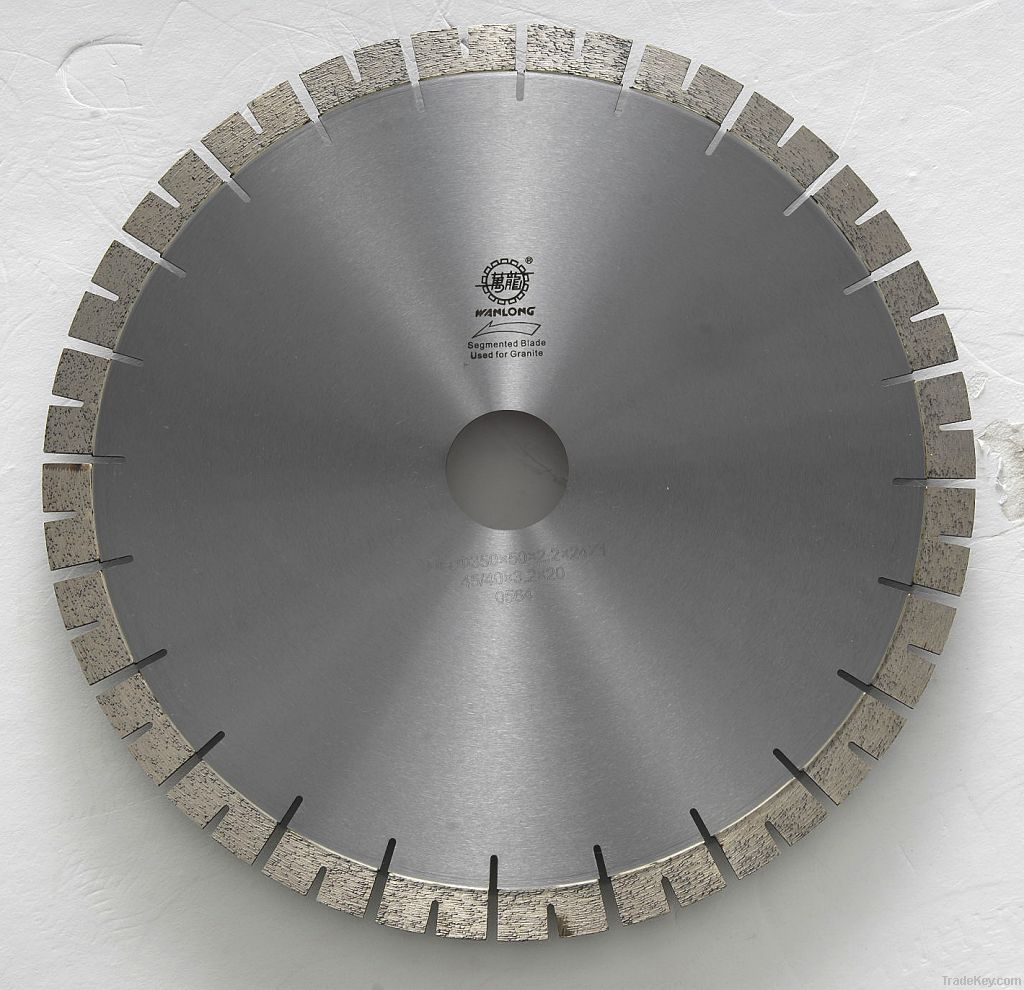 Blade and segment for cutting large size block